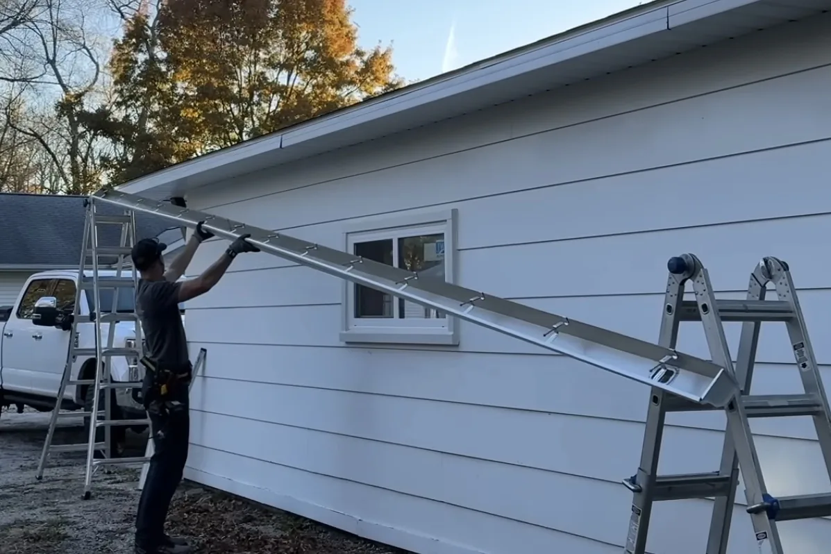 Installation de gouttières à Vertou